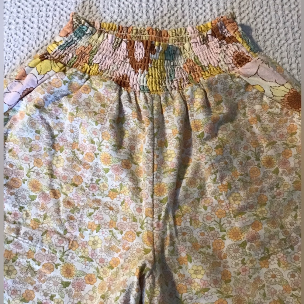 American Eagle floral boho beach pants